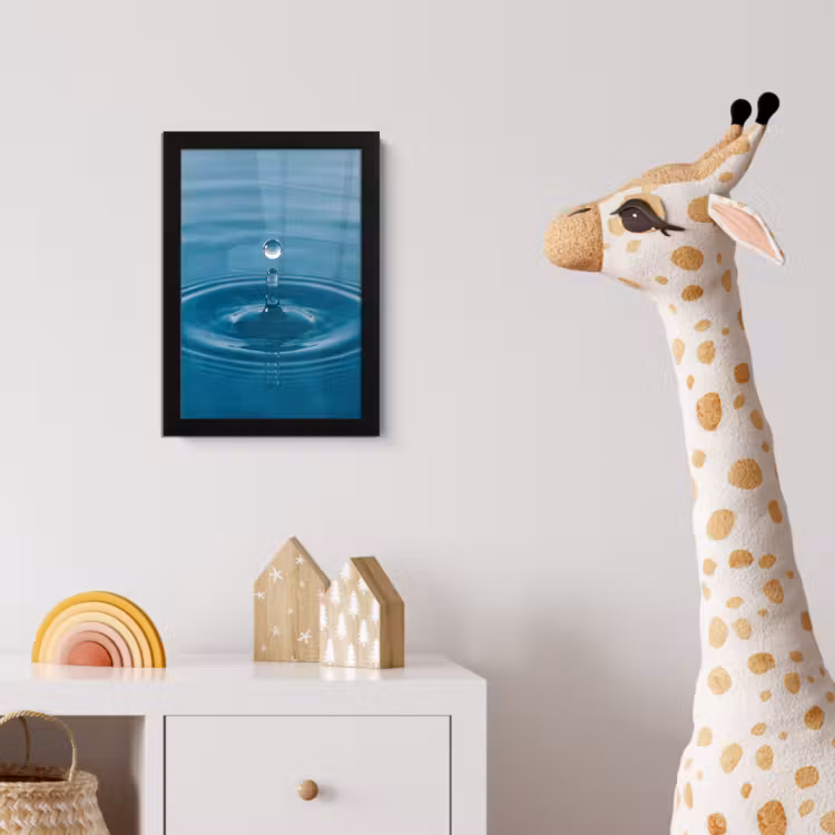 Poster avec cadre - Goutte d'eau - Eau - Surface — 5