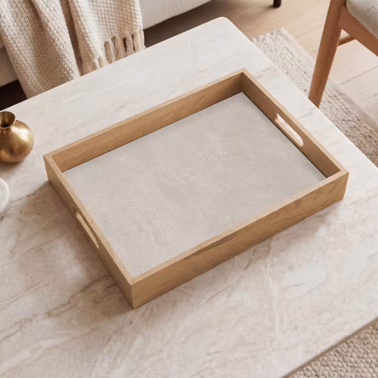 Plateau - Texture - Uni - Abstrait - Beige — 2