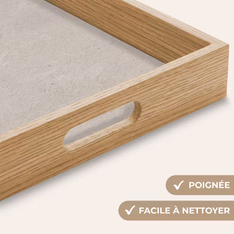 Plateau - Texture - Uni - Abstrait - Beige — 5