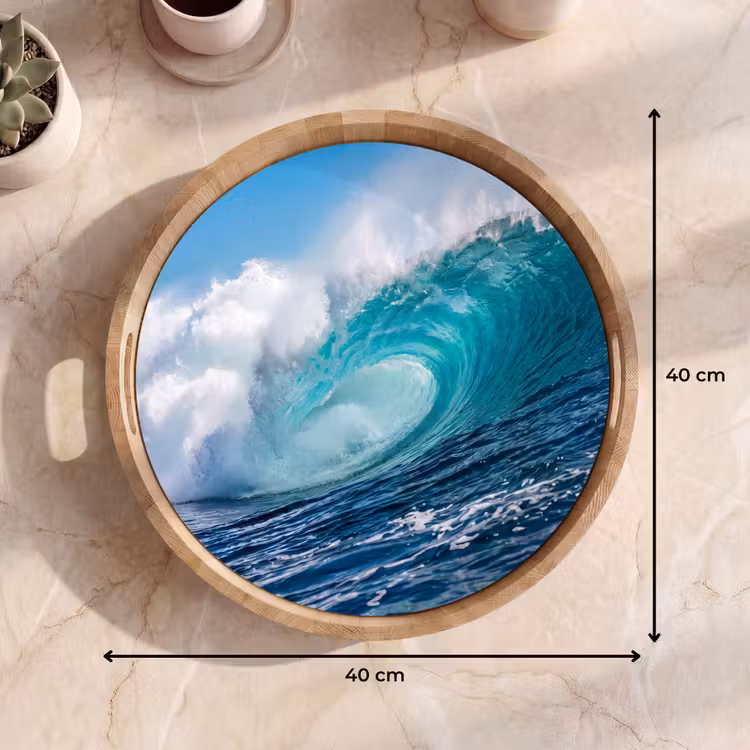 Plateau - Vague - Océan - Eau - Dynamique - Bleu — 9