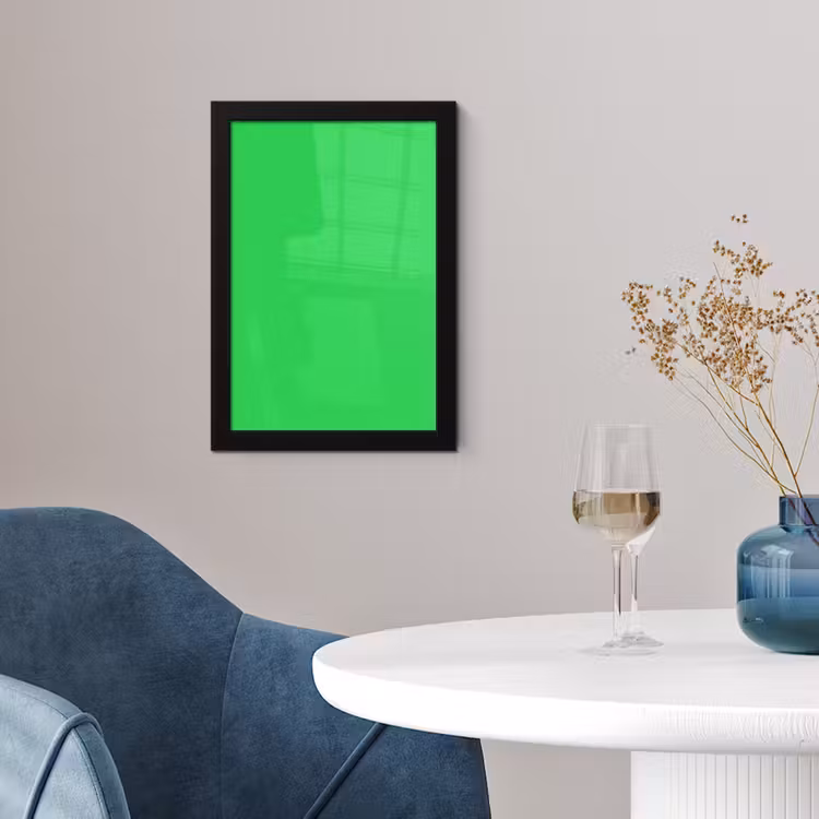 Poster avec cadre - Menthe - Vert - Vert — 2
