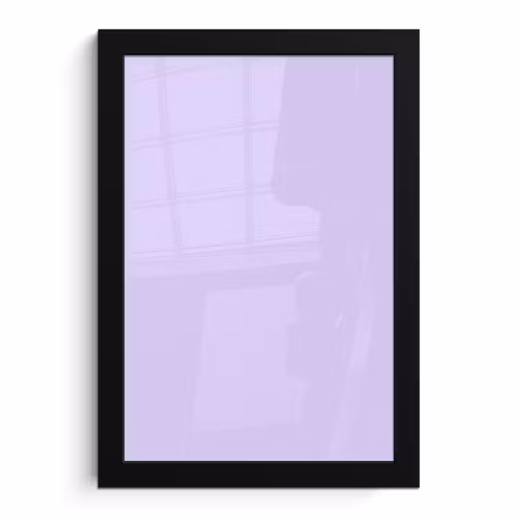 Poster avec cadre - Clair - Orchidée - Violet — 1