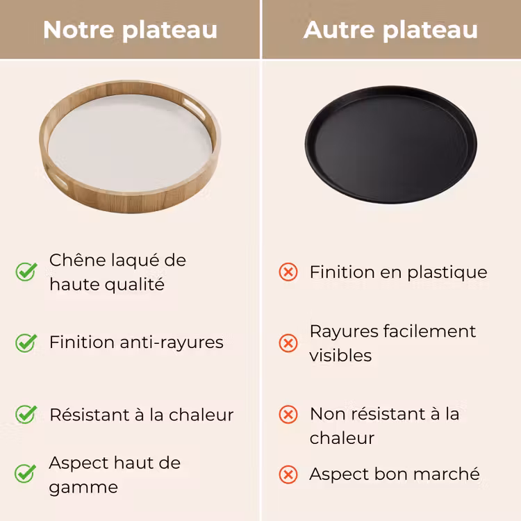Plateau - Silent - Grès - Gris — 3