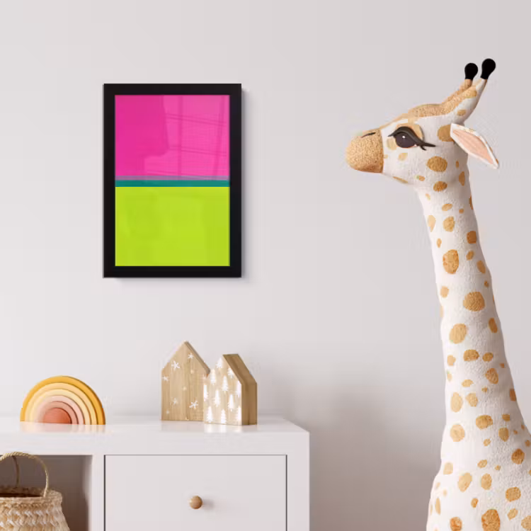 Poster avec cadre - Rayures - Moderne - Coloré — 5