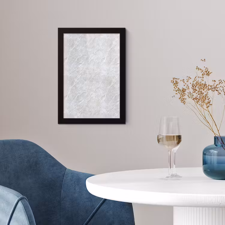 Poster avec cadre - Surface - Texture - Gris — 2