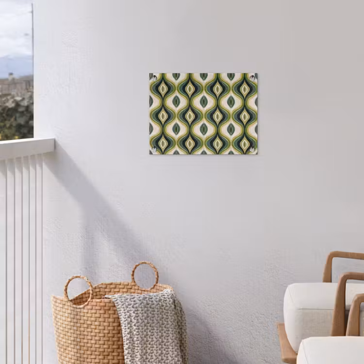 Poster d'extérieur - Abstrait - Rythmique - Vert — 3
