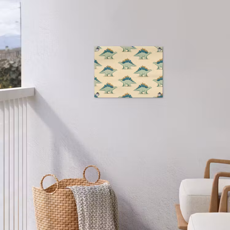 Poster d'extérieur - Dino - Motif - Vert — 3