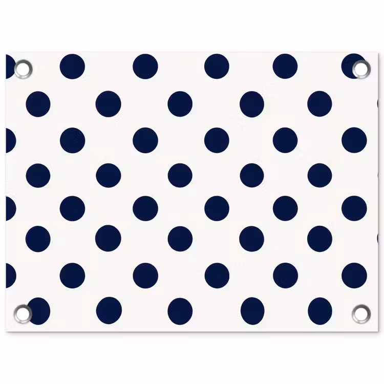 Poster d'extérieur - Classique - Points - Bleu — 1