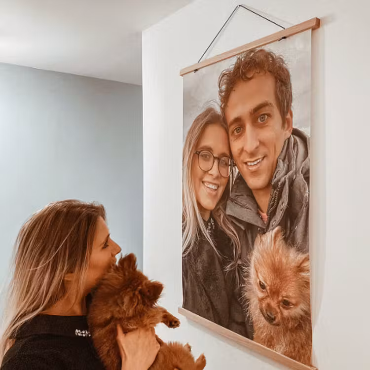 Tableau en tissu avec porte affiche — 3