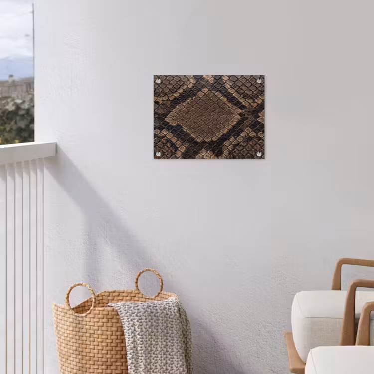 Poster d'extérieur - Python - Écailles - Bronze — 3