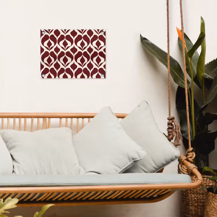 Poster d'extérieur - Rouge - Drop pattern - Graphic — 5