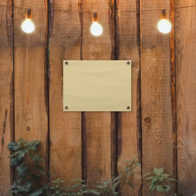 Poster d'extérieur - Mellow - Touch - Jaune — 2