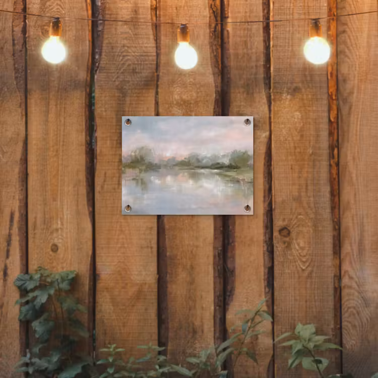 Poster d'extérieur - Nature - Paysage - Abstrait - Eau - Vert — 2