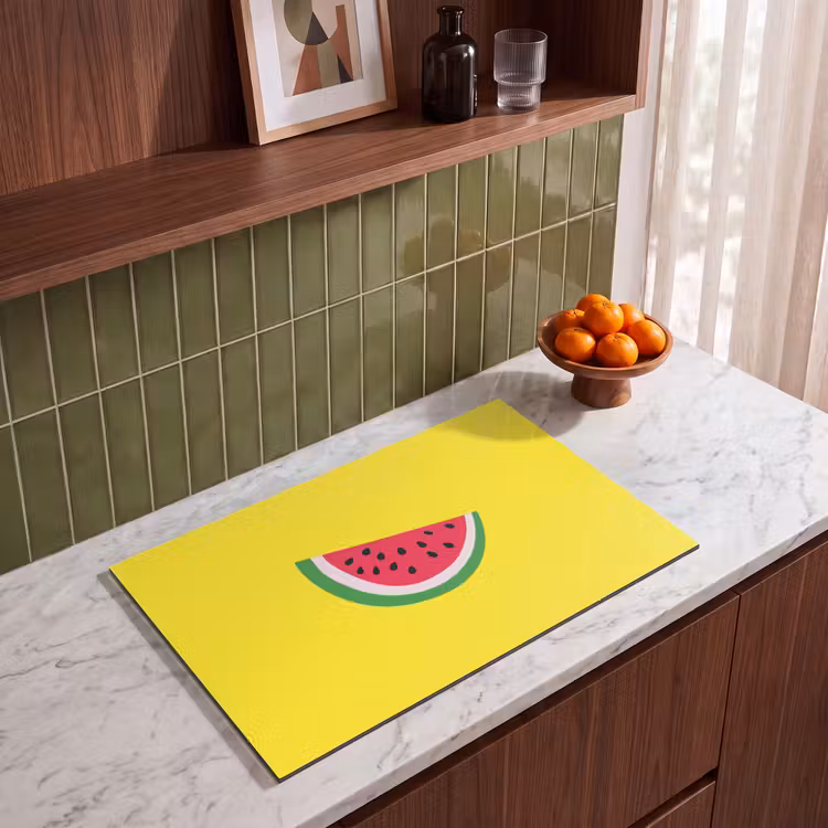 Protection plaque induction - Fruit - Pastèque - Jaune — 3