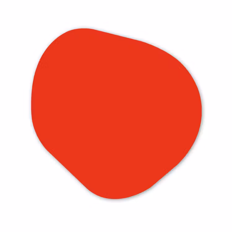 Forme organique - Forex - Rouge - Couleur - Solide — 1