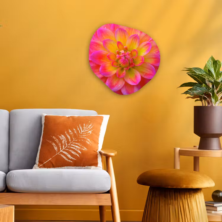Forme organique - Forex - Rose - Dahlia - Coloré — 3