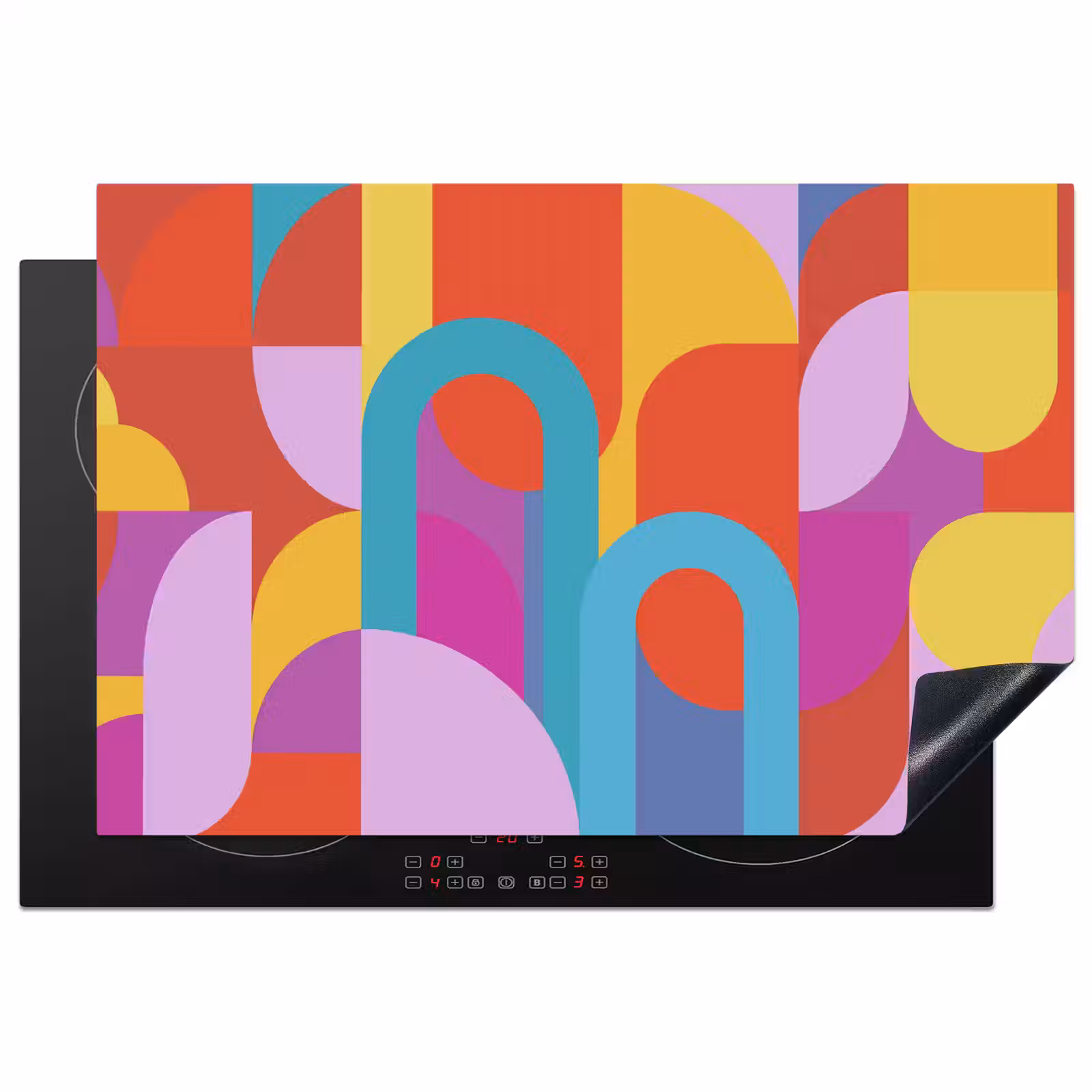 Protection plaque induction - Résumé - Géométrie - Coloré - Moderne - Art — 1