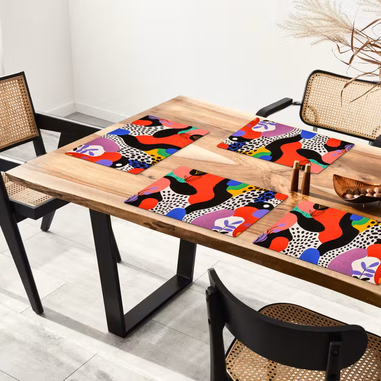 Set de table - Abstrait - Formes - Couleurs - Points — 3
