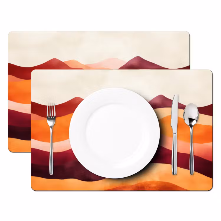 Set de table - Abstrait - Paysage - Vagues — 2