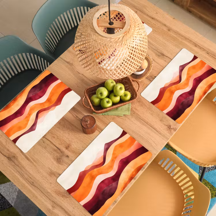 Set de table - Abstrait - Paysage - Vagues — 4