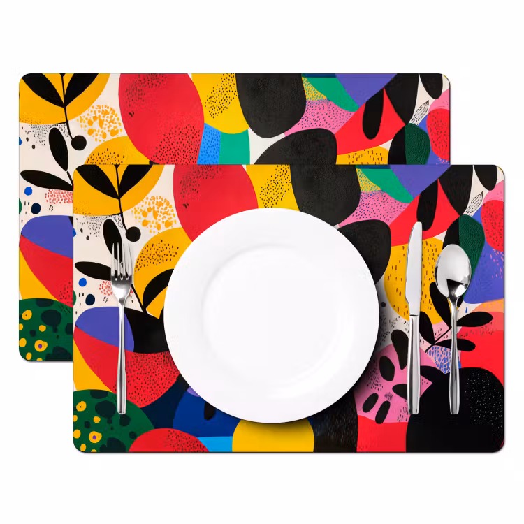 Set de table - Formes - Points - Coloré — 2