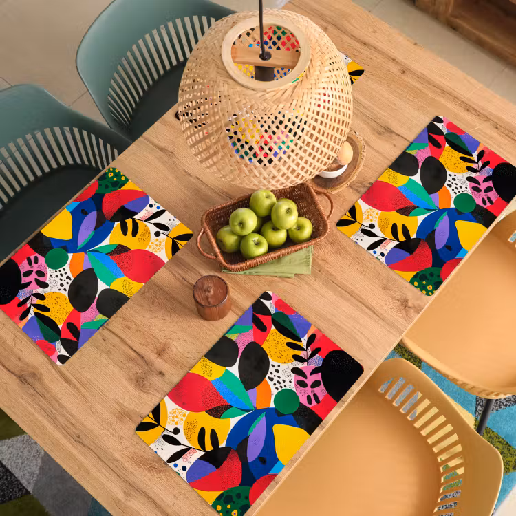 Set de table - Formes - Points - Coloré — 4