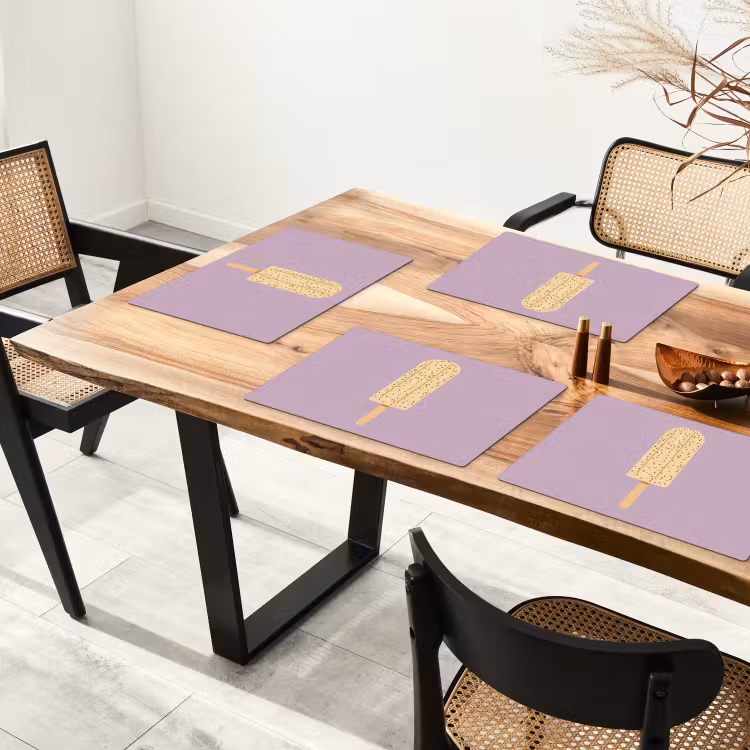 Set de table - Beige - Glace - Moucheté — 3