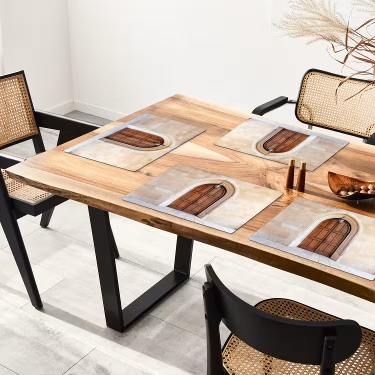 Set de table - Bois - Porte - Lanterne — 3