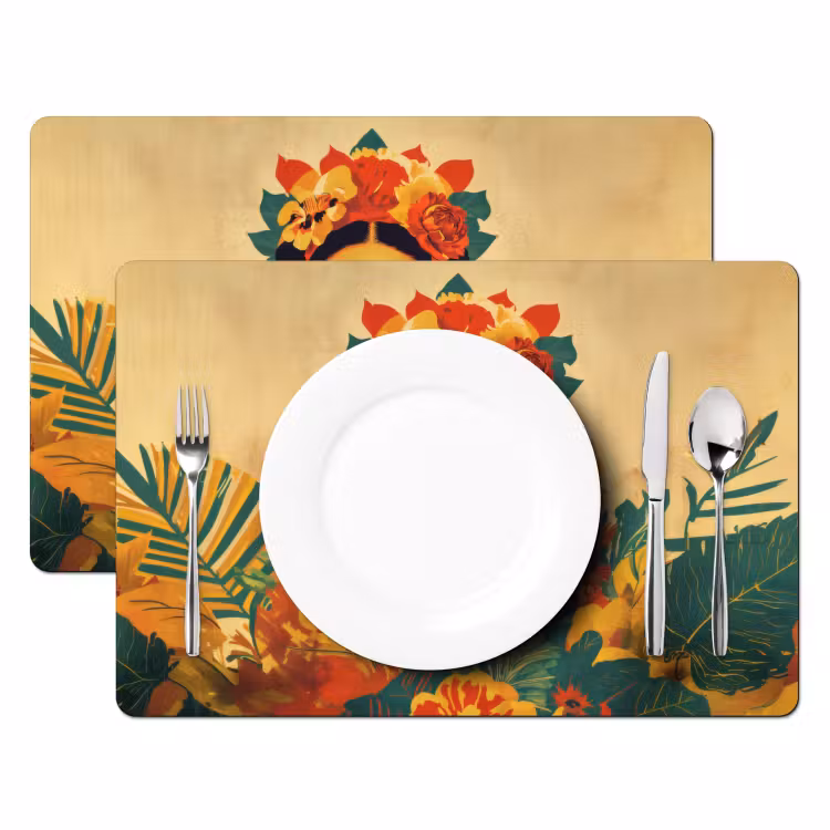 Set de table - Féminin - Fleurs - Bijoux — 2
