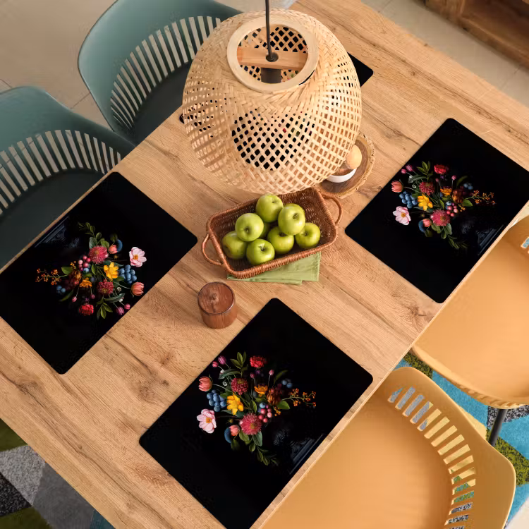 Set de table - Fleurs - Gaieté - Vase — 4