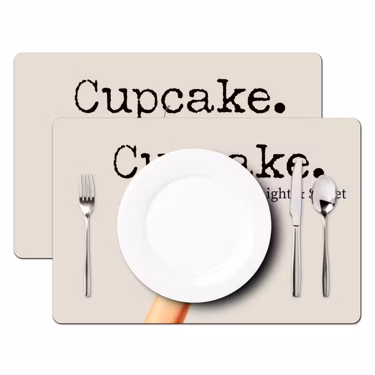 Set de table - Cupcake - Sucré - Cerise — 2