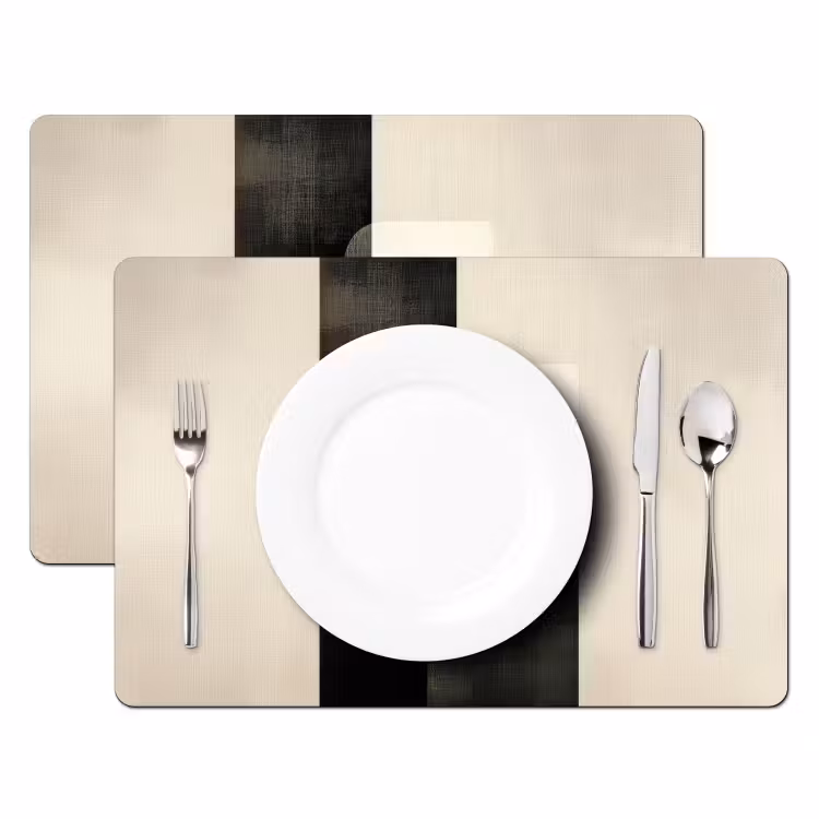 Set de table - Moderne - Carré - Formes — 2