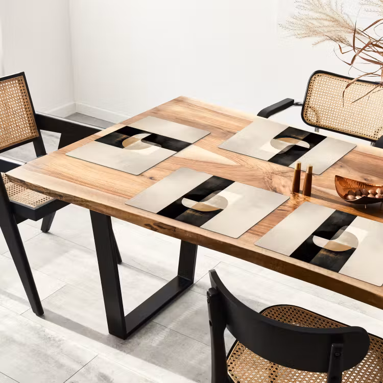 Set de table - Moderne - Carré - Formes — 3