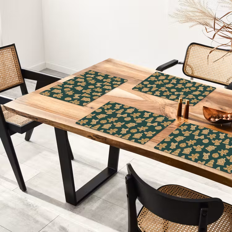 Set de table - Illustration - Biscuits - Vert — 3