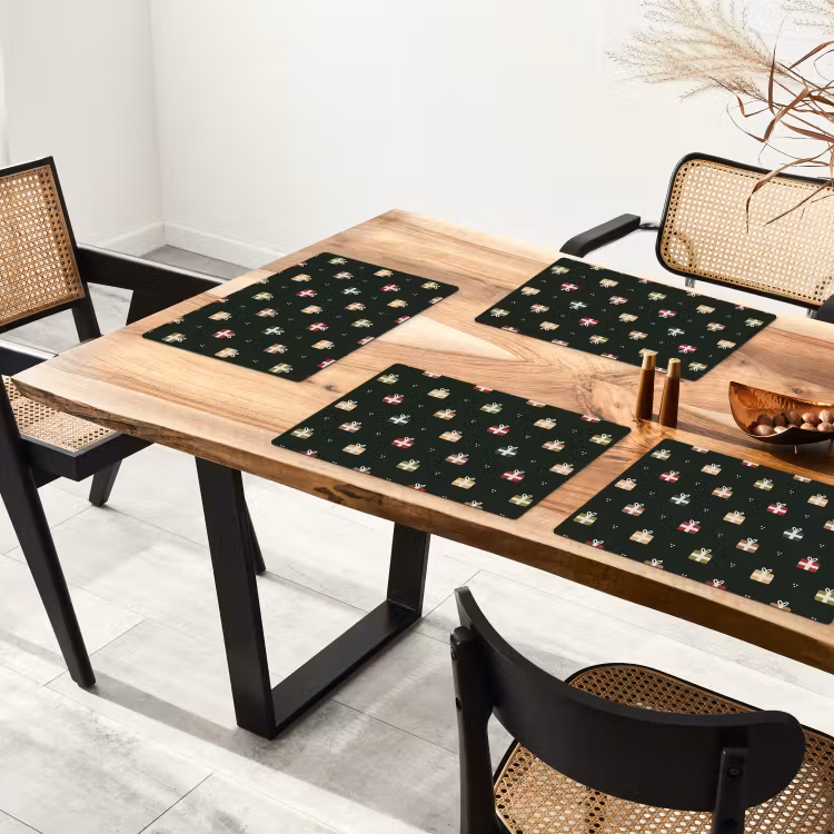 Set de table - Illustration - Cadeaux - Vert — 3
