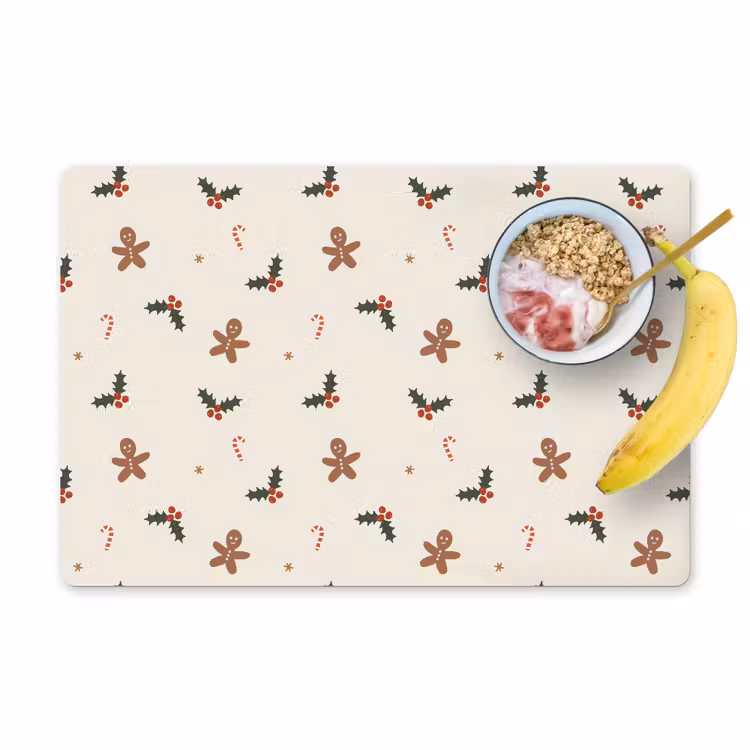 Set de table - Illustration - Figures - Beige — 1