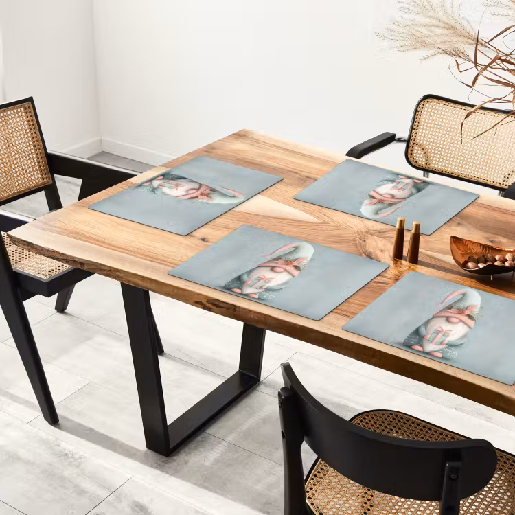 Set de table - Gnome de Noël - Cadeau - Vert — 3