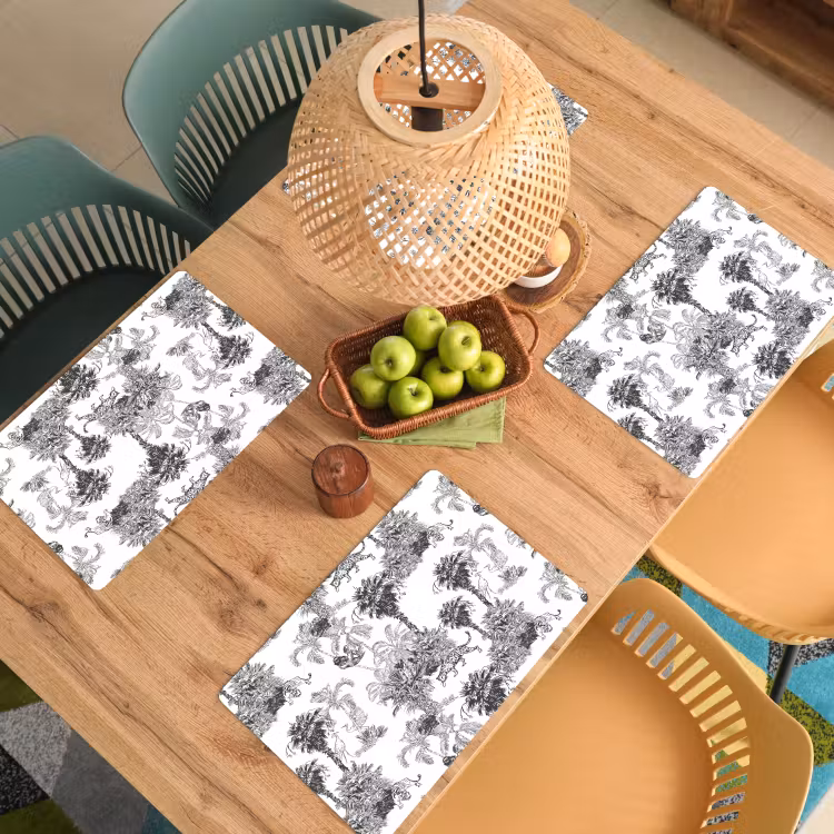 Set de table - Jungle - Animaux - Gris — 4