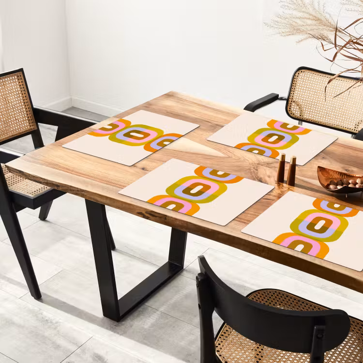 Set de table - Empilage - Formes - Orange — 3