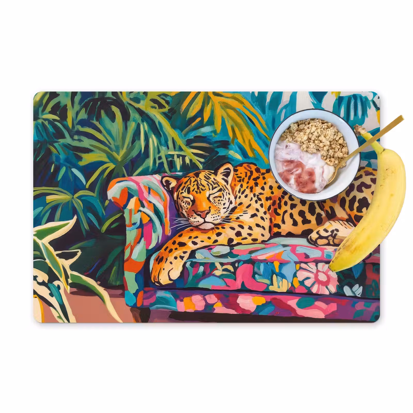 Set de table - Léopard - Coloré - Tropical — 1