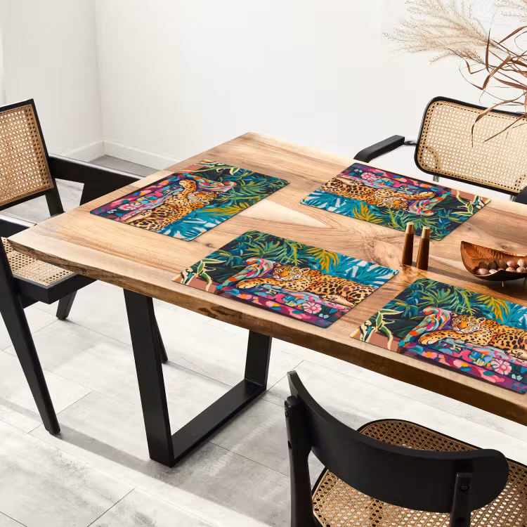Set de table - Léopard - Coloré - Tropical — 3