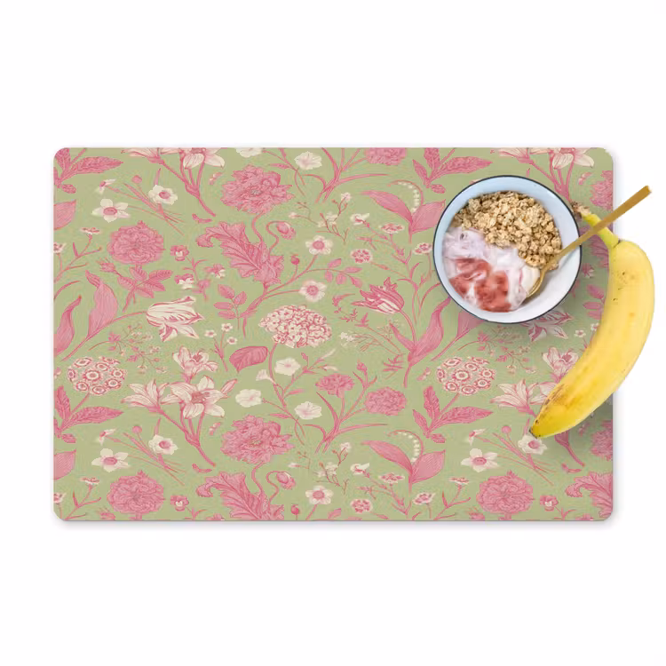 Set de table - Classique - Rose - Menthe — 1