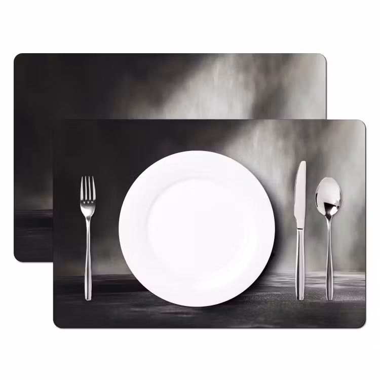 Set de table - Dos nu - Poids - Noir — 2