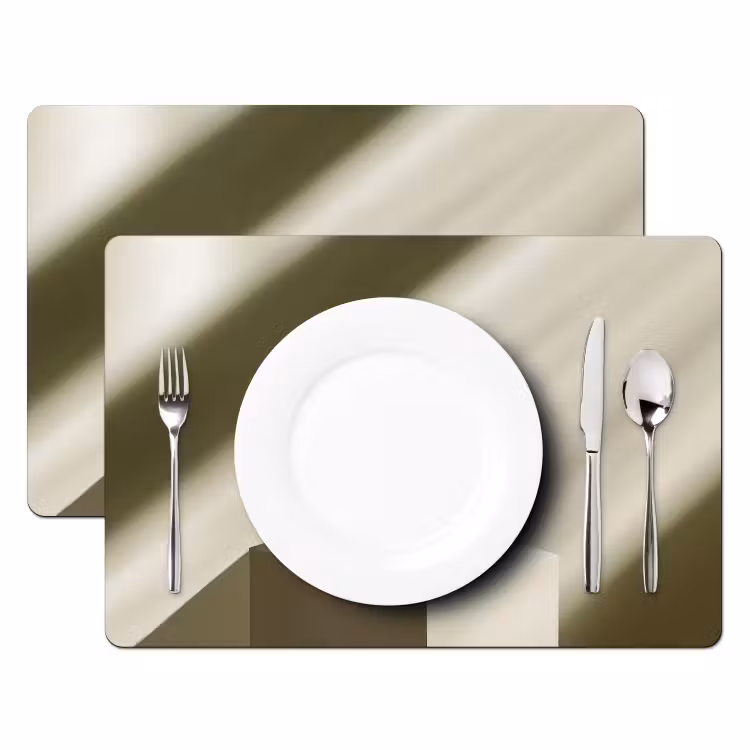 Set de table - Matcha - Verre - Vert - Minimaliste — 2