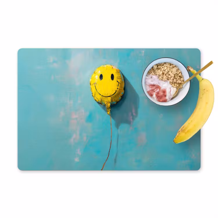 Set de table - Ballon - Jaune - Smiley — 1