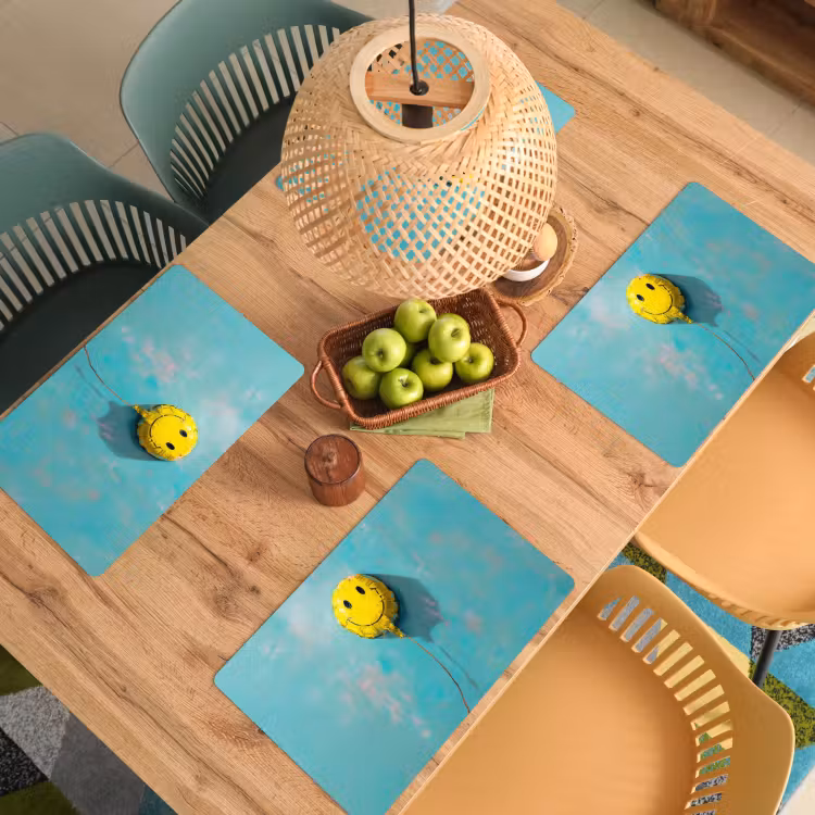 Set de table - Ballon - Jaune - Smiley — 4
