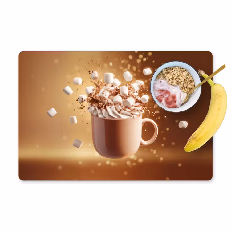 Set de table - Chocolat - Boisson - Chaud - Marron — 1