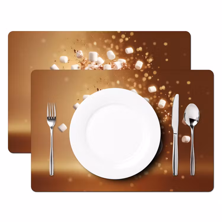 Set de table - Chocolat - Boisson - Chaud - Marron — 2