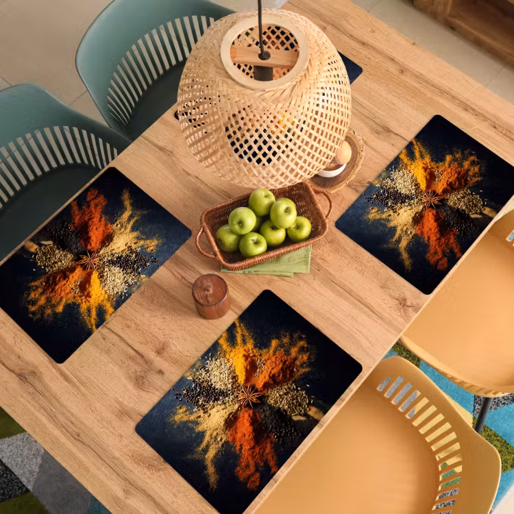 Set de table - Épices - Explosion - Orange — 4