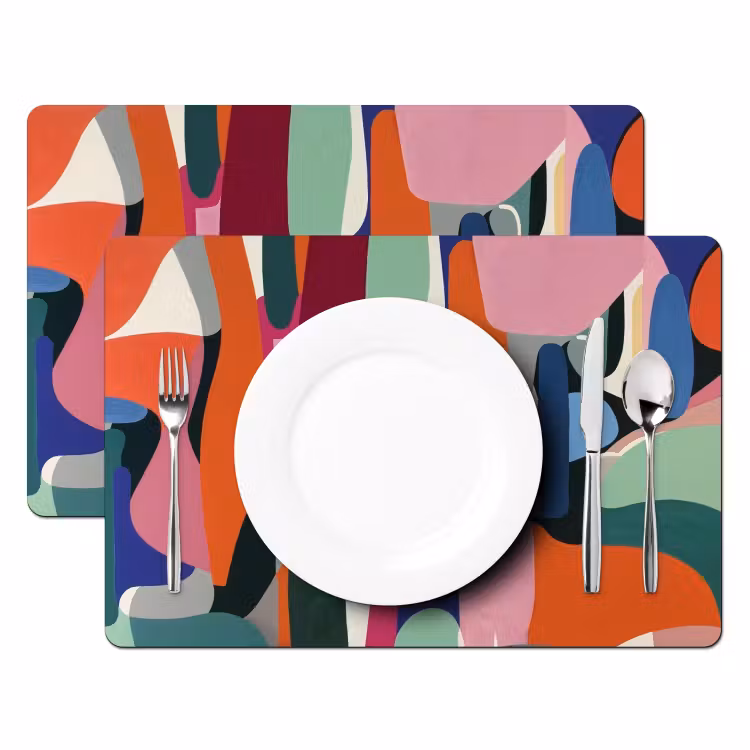 Set de table - Formes - Rythmique - Couleurs - Abstrait — 2